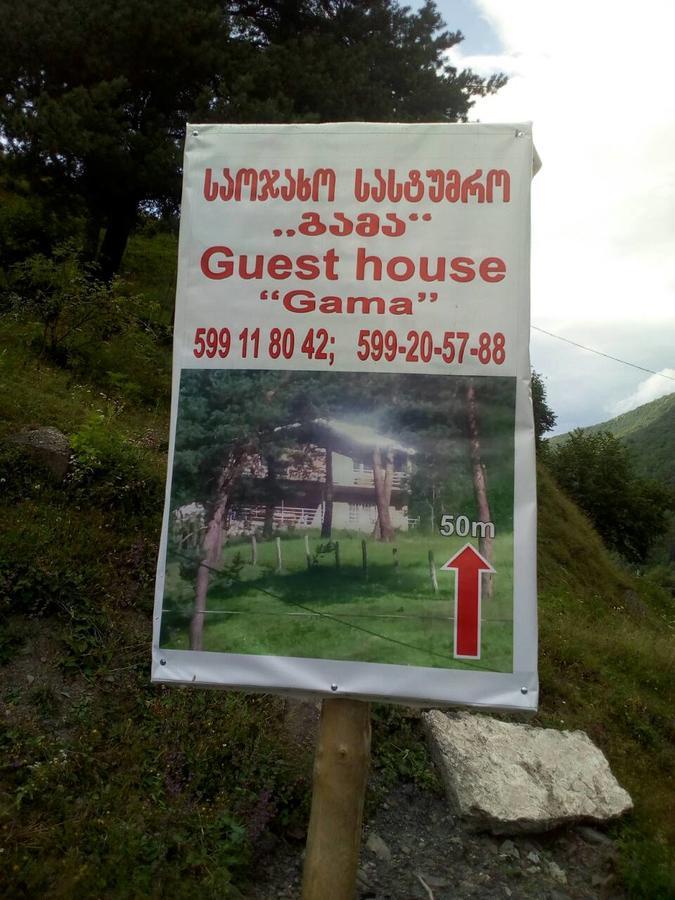 Guesthouse Gama In Khevsureti Roshka Eksteriør billede
